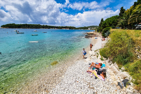 Apartmány Zelenika - oblázková pláž 140 m od domu, Pula, Istrie, Chorvatsko