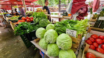 Pula - městská tržnice (otevřena denně do 13.30 hod.), Istrie, Chorvatsko