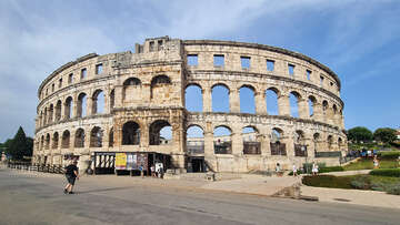 Pula - římský amfiteátr Arena, Istrie, Chorvatsko