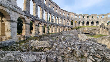 Pula - římský amfiteátr Arena, Istrie, Chorvatsko