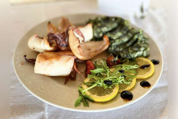 Apartmány Garden Resort-L - v restauraci, Potočnica, ostrov Pag, Chorvatsko