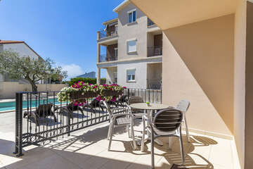 Apartmán typ "G (2+2)" pro 3–4 osoby, 1. poschodí