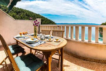 apartmány Plaža: studio A5 pro 2-3 osoby,<br />
2. poschodí