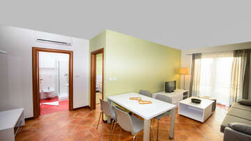 Apartmán Oleander 2+2 Standard, Apartmány Plavo Nebo, Medulin, Istrie, Chorvatsko