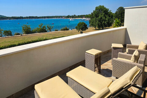 Apartmány Plavo Nebo - apartmány typu Lepeza, Medulin, Istrie, Chorvatsko