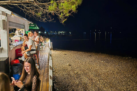 Medulin - noční život, Istrie, Chorvatsko