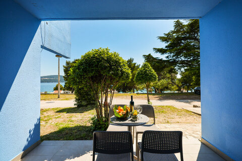 Apartmán Superior Seaside A pro 2–4 osoby, Resort Medena, Seget Donji, Trogirská riviéra, Chorvatsko