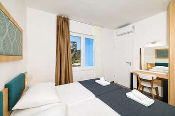 Apartmán Superior Seaside A pro 2–4 osoby, Resort Medena, Seget Donji, Trogirská riviéra, Chorvatsko