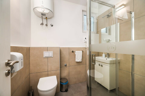 Apartmán Superior Seaside A pro 2–4 osoby, Resort Medena, Seget Donji, Trogirská riviéra, Chorvatsko