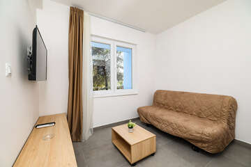 Apartmán Superior Seaside A pro 2–4 osoby, Resort Medena, Seget Donji, Trogirská riviéra, Chorvatsko