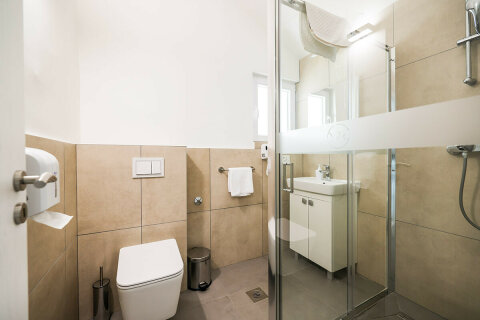 Apartmán Superior Seaside B pro 4–5 osob, Resort Medena, Seget Donji, Trogirská riviéra, Chorvatsko