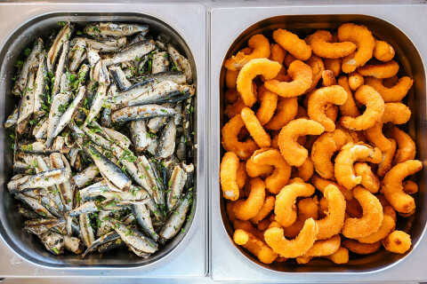 Apartmány Resort Medena - strava v restauraci Maslina, Seget Donji, Trogirská riviéra, Chorvatsko