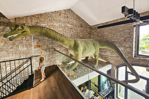 Bale - Galerija Ulika (muzeum dinosaura), Istrie, Chorvatsko