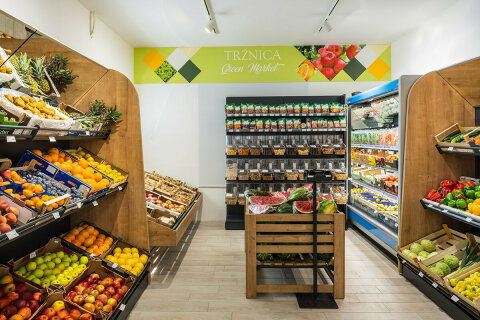 Falkensteiner Premium Camping Zadar - obchod v resortu, Chorvatsko