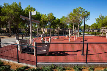 Mobilhome Avalona Resort  - dětské hřiště, Povljana, ostrov Pag, Chorvatsko