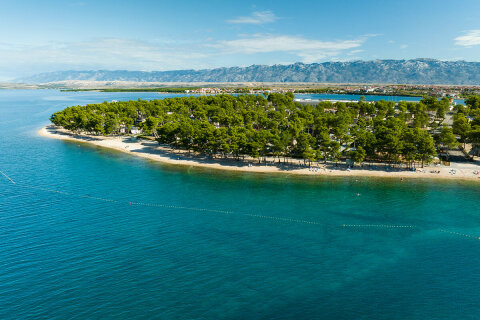 Mobilhome Avalona Resort, Povljana, ostrov Pag, Chorvatsko