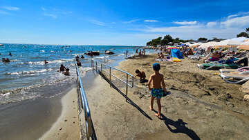 Apartmány Istra - písečná pláž 270 od domu, Zambratija, Istrie, Chorvatsko