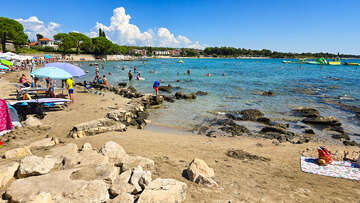 Apartmány Istra - písečná pláž 270 od domu, Zambratija, Istrie, Chorvatsko