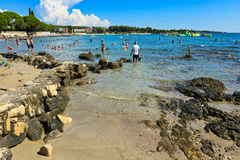 Apartmány Istra - písečná pláž 270 od domu, Zambratija, Istrie, Chorvatsko