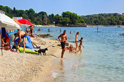 Apartmány Resort BiVillage - pláž pro psy, Fažana, Istrie, Chorvatsko