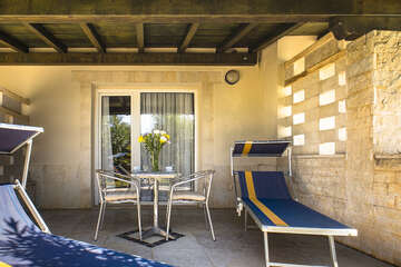 Pokoj Suite Sea View pro 2 osoby, Resort BiVillage, Fažana, Istrie, Chorvatsko