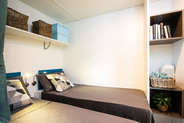 Mobilhome Lodge Comfort pro 5–6 osob, Resort BiVillage, Fažana, Istrie, Chorvatsko