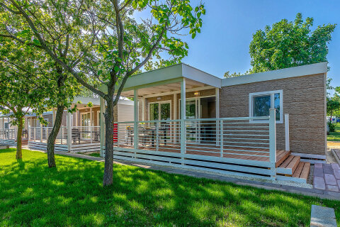 Apartmány Resort BiVillage - mobilhome Lodge Premium, Fažana, Istrie, Chorvatsko