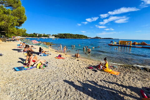 Apartmány Borik I - pláž 180 m od domu, Rovinj, Istrie, Chorvatsko