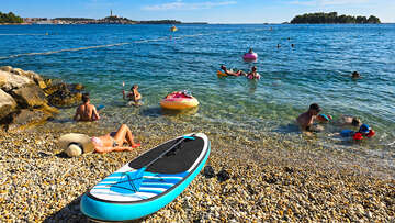 Apartmány Borik I - pláž 180 m od domu, Rovinj, Istrie, Chorvatsko