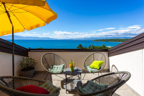 A4 - apartmány František, Njivice, ostrov Krk, Chorvatsko