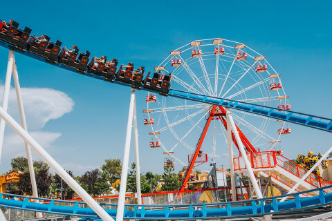 Aquapark Dalmaland, Biograd na Moru, Zadarská riviéra, Chorvatsko