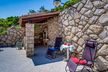 Apartmány Pojana - gril u domu, Martinšćica, ostrov Cres, Chorvatsko