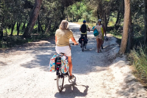 Poloostrov Kamenjak - cyklistická stezka, Chorvatsko Istrie