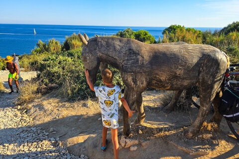 Stezka do Safari Baru, poloostrov Kamenjak, Chorvatsko Istrie