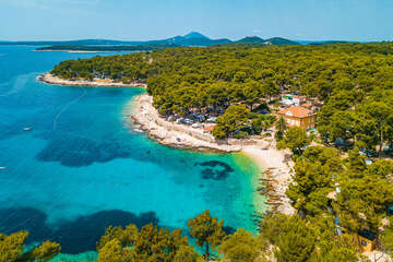 Mobilhome Resort Čikat - pláž, Mali Lošinj, ostrov Lošinj, Chorvatsko