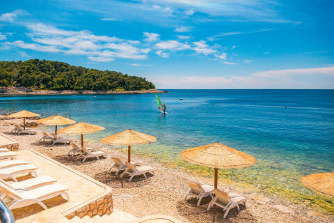 Mobilhome Resort Čikat - pláž, Mali Lošinj, ostrov Lošinj, Chorvatsko