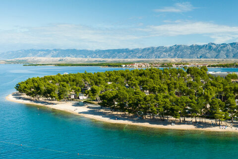 Mobilhome Avalona Resort, Povljana, ostrov Pag, Chorvatsko