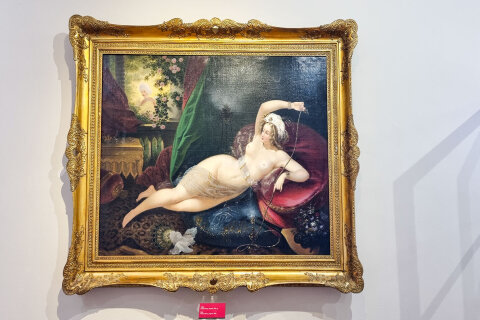 Hrad Trakošćan - vyobrazení ženy Asie, Chorvatsko