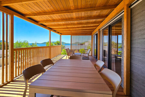 Mobilhome Plus pro 4–5 osob, Drage, Zadarská riviéra, Chorvatsko