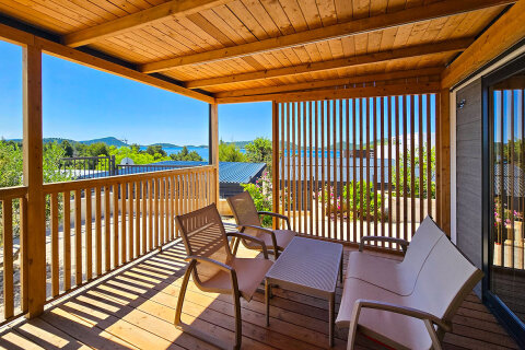 Mobilhome Plus pro 4–5 osob, Drage, Zadarská riviéra, Chorvatsko