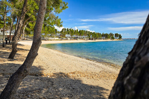 Avalona Camping Resort - pláže, Povljana, ostrov Pag, Chorvatsko