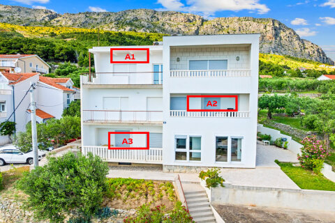 Apartmány Bili, Duće, Omišská riviéra, Chorvatsko