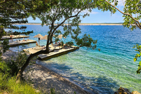 Apartmány Kačjak - oblázková pláž, Dramalj, Crikvenická riviéra, Chorvatsko