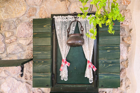 Baška - centrum, ostrov Krk, Chorvatsko