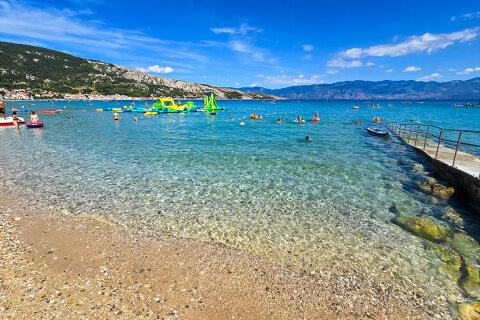 Apartmán Lit - pláž 200 m od domu, Baška, ostrov Krk, Chorvatsko