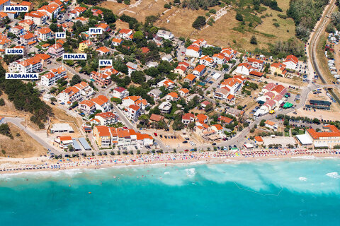 Baška - apartmány, ostrov Krk, Chorvatsko