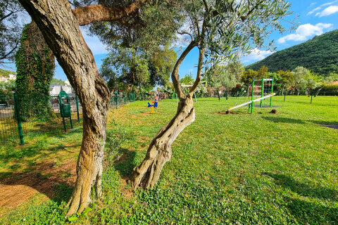 Mobilhome Oliva - dětské hřiště, Rabac, Istrie, Chorvatsko