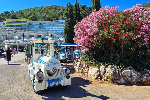 Mobilhome Oliva - turistický vláček, Rabac, Istrie, Chorvatsko