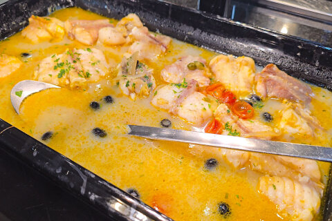 Bufetové večeře - resort Oliva, Rabac, Istrie, Chorvatsko