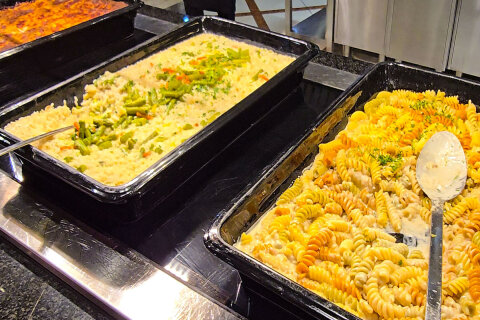 Bufetové večeře - resort Oliva, Rabac, Istrie, Chorvatsko